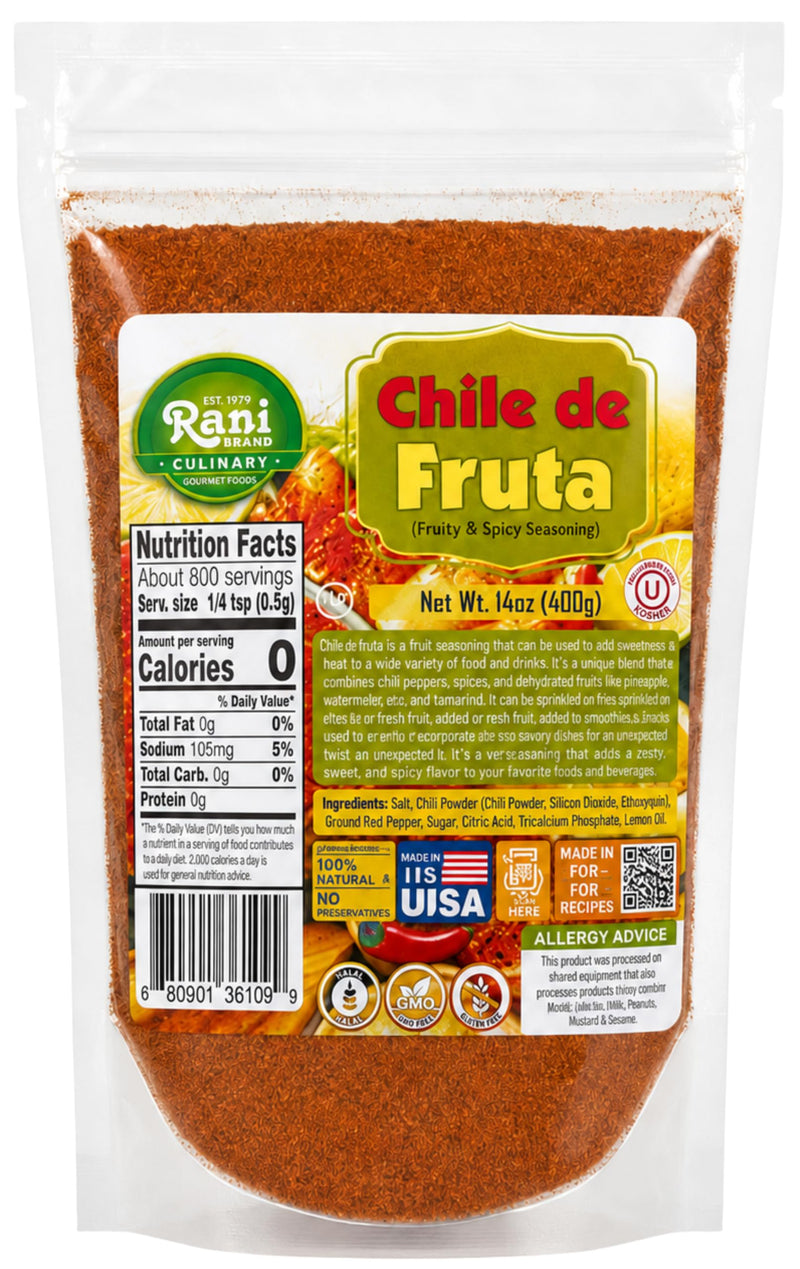 Rani Chile de Fruta (Fruity & Spicy Seasoning) 14oz