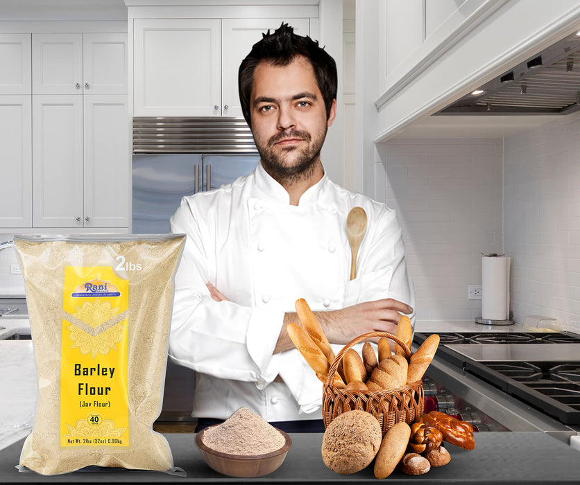 Rani Barley (Jav) Flour 32oz (2lbs) 907g ~ All Natural | Gluten Friendly | Stone Ground | Vegan | NON-GMO | Kosher