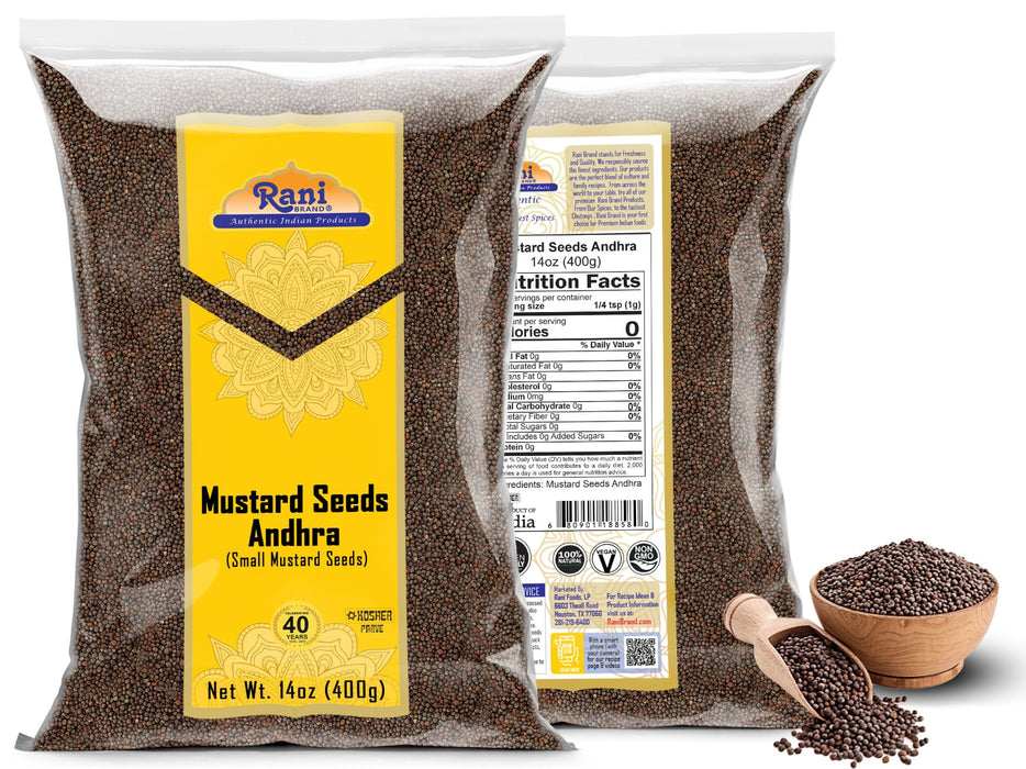 Rani Andra Mustard Seeds (Rai Sarson) {3 Sizes Available}