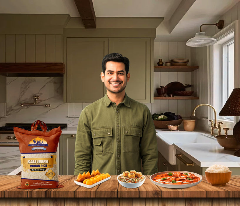 Rani Kali Jeera Indian Rice 64oz (4lbs) 1.81kg Cloth Bag ~ All Natural | Gluten Friendly | Vegan | Kosher | Export Quality | Indian Origin