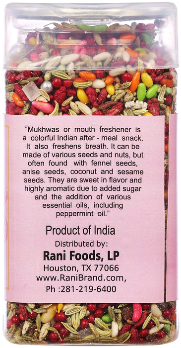 Rani Shahi Saunf 5.25oz (150g) Vacuum Sealed, Easy Open Top, Resealable Container ~ Indian Tasty Treats | Vegan | Gluten Friendly | NON-GMO | Indian Origin