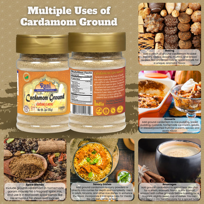 Rani Cardamom (Elachi) Powder {4 Sizes Available}