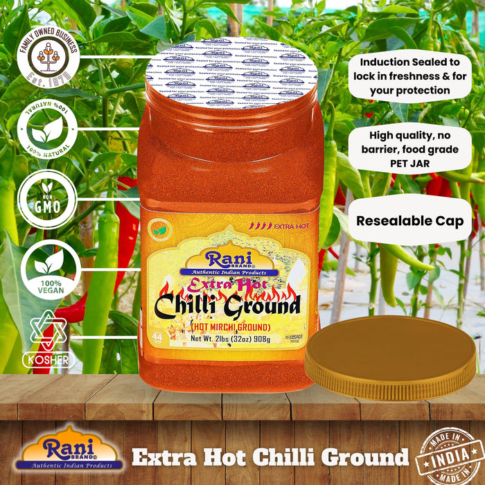 Rani Chilli Powder Regular and Extra Hot {19 Sizes Available}