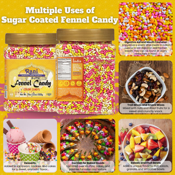 Rani Sugar Coated Fennel Candy {12 Sizes Available}