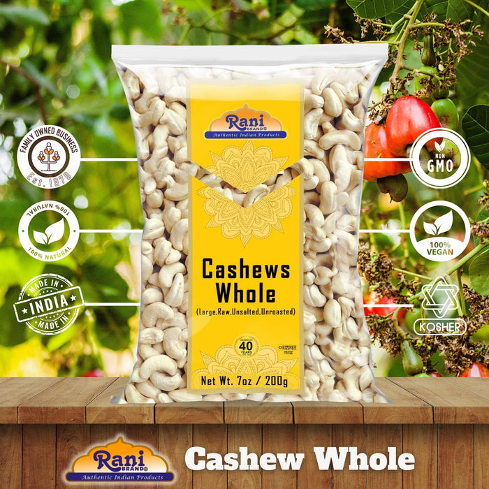 Rani Cashews Whole {5 Sizes Available}