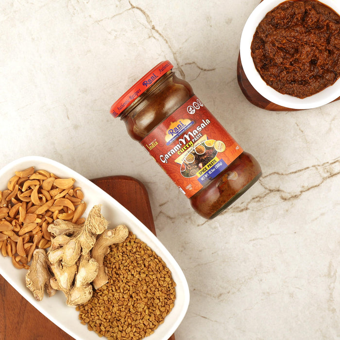 Rani Garam Masala Curry Spice Paste 10.5oz (300g) Glass Jar ~ No Colors | All Natural NON-GMO | Kosher | Vegan | Gluten Free | Indian Origin