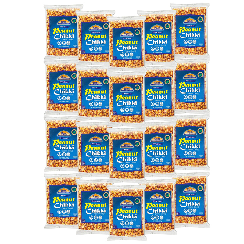 Rani Peanut Chikki (Brittle Candy) 100g 3.5oz