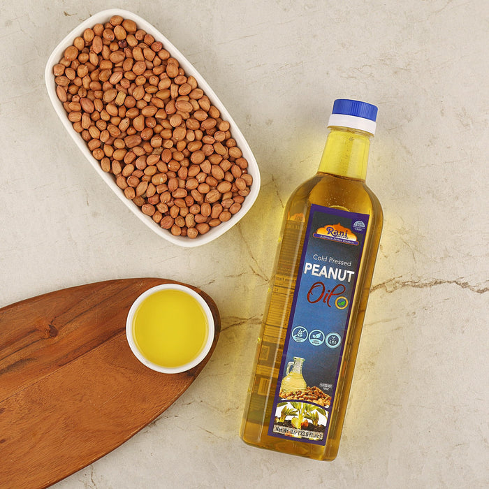 Rani Peanut Oil 33.8 Ounce (1 Liter) Cold Pressed | 100% Natural | NON-GMO | Kosher | Vegan | Gluten Free