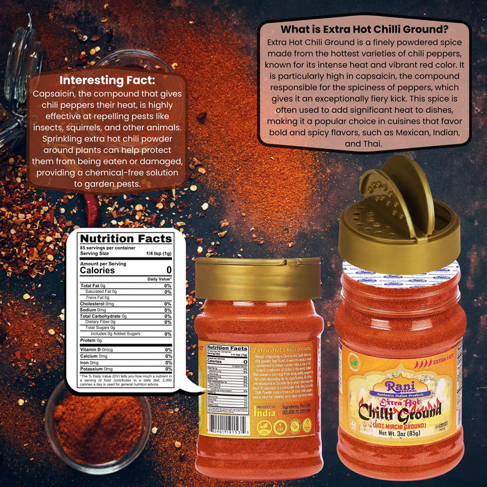 Rani Chilli Powder Regular and Extra Hot {19 Sizes Available}