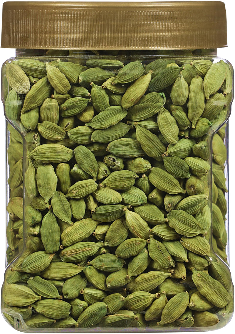 Rani Green Cardamom Pods Spice (Hari Elachi) 14oz (400g) PET Jar ~ All Natural | Vegan | Gluten Friendly | NON-GMO | Kosher | Product of India