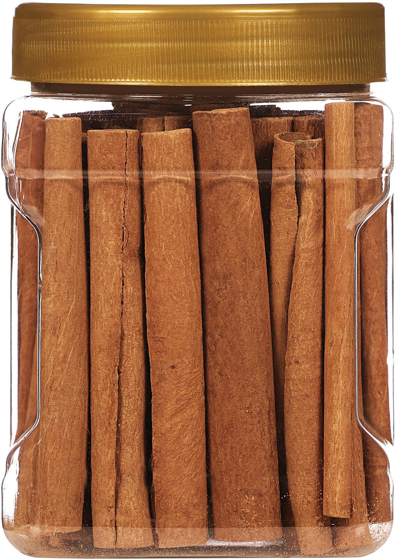 Rani Cinnamon Sticks 7oz (200g) PET Jar - 36-44 Sticks - Strong Aroma, Perfect for Baking, Cooking & Beverages | 3+ Inches Length - Cassia Saigon Cinnamon from Vietnam | Kosher