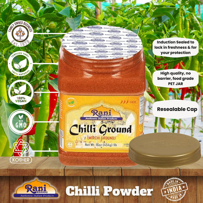 Rani Chilli Powder Regular and Extra Hot {19 Sizes Available}