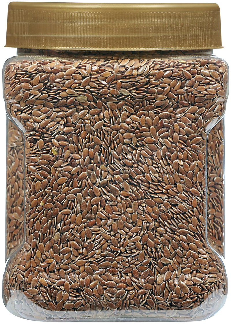 Rani Flax Seeds Whole Raw (Alsi, Linum usitatissimum) 20oz (1.25lbs) 567g PET Jar ~ All Natural | Gluten Friendly | Non-GMO | Vegan | Indian Origin