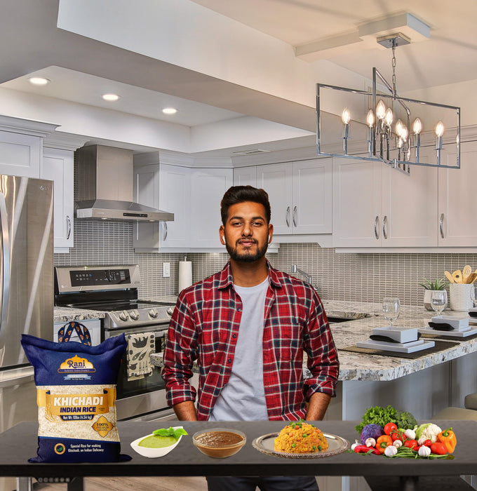 Rani Khichadi Indian Rice 160oz (10lbs) 4.54kg Cloth Bag ~ All Natural | Gluten Friendly | Vegan | Kosher | Export Quality | Indian Origin