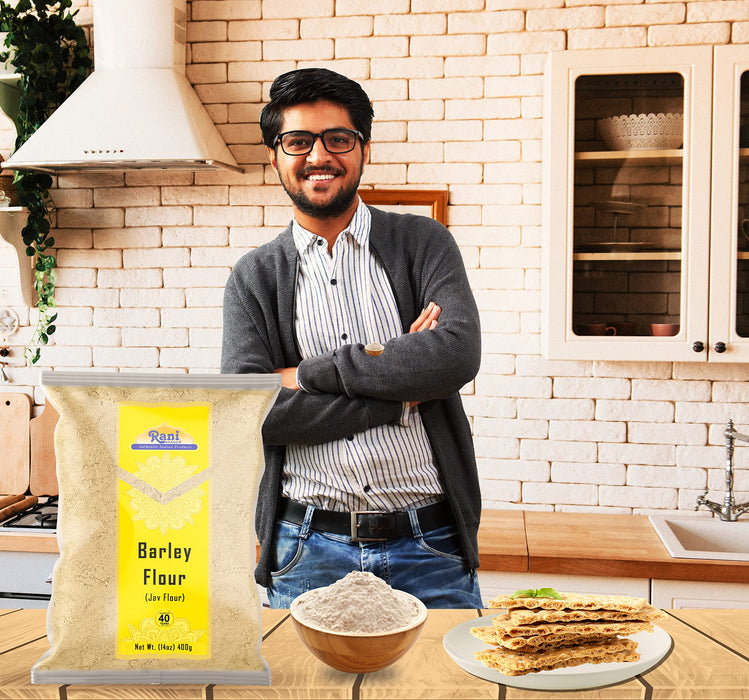 Rani Barley (Jav) Flour 14oz (400g) ~ All Natural | Gluten Friendly | Stone Ground | Vegan | NON-GMO | Kosher