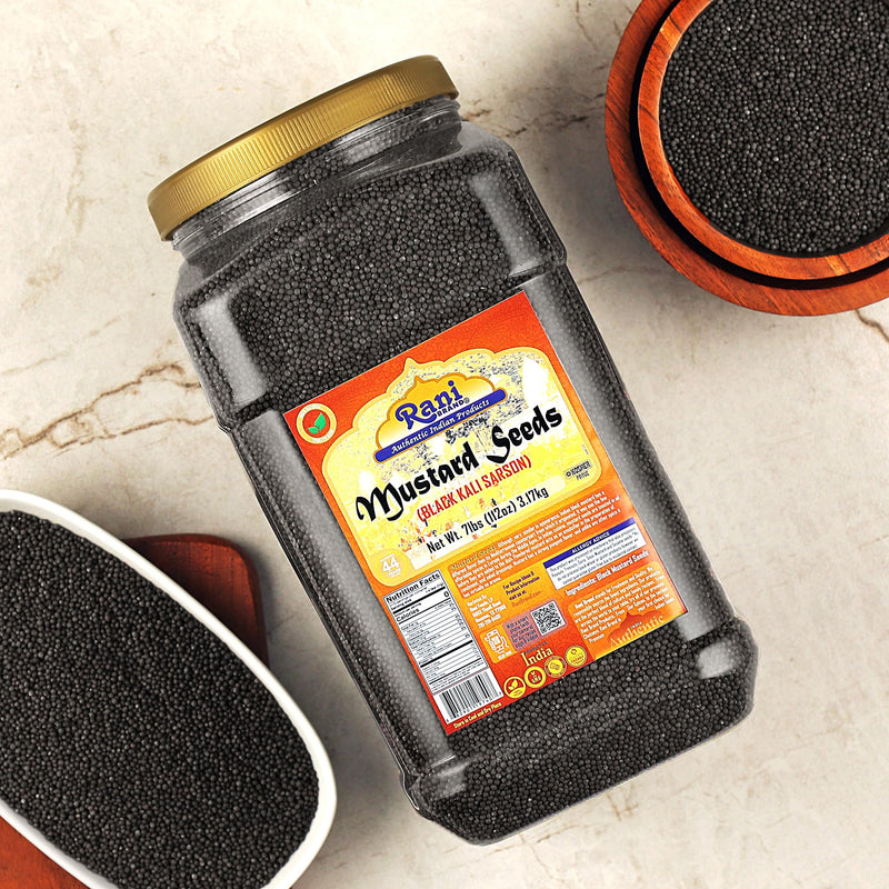 Rani Black Mustard Seeds Whole {10 Sizes Available}