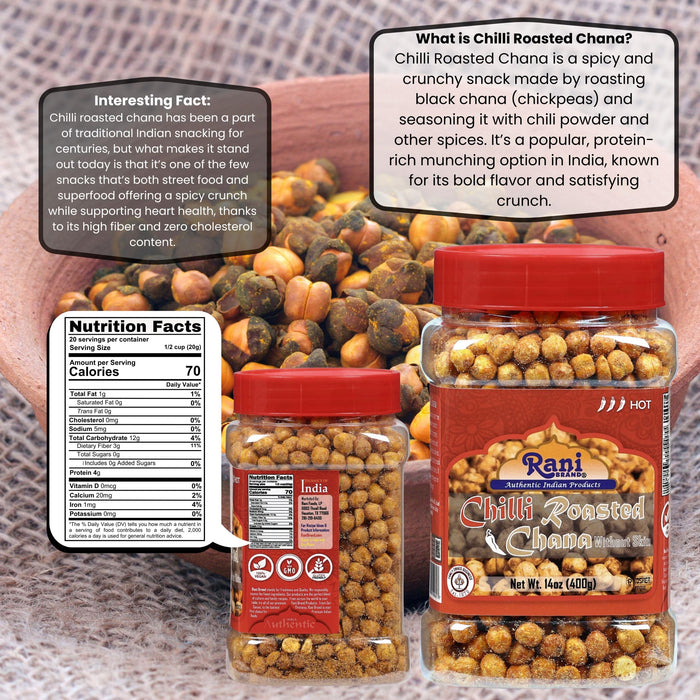 Rani Roasted Chana {7 Tasty Flavors}