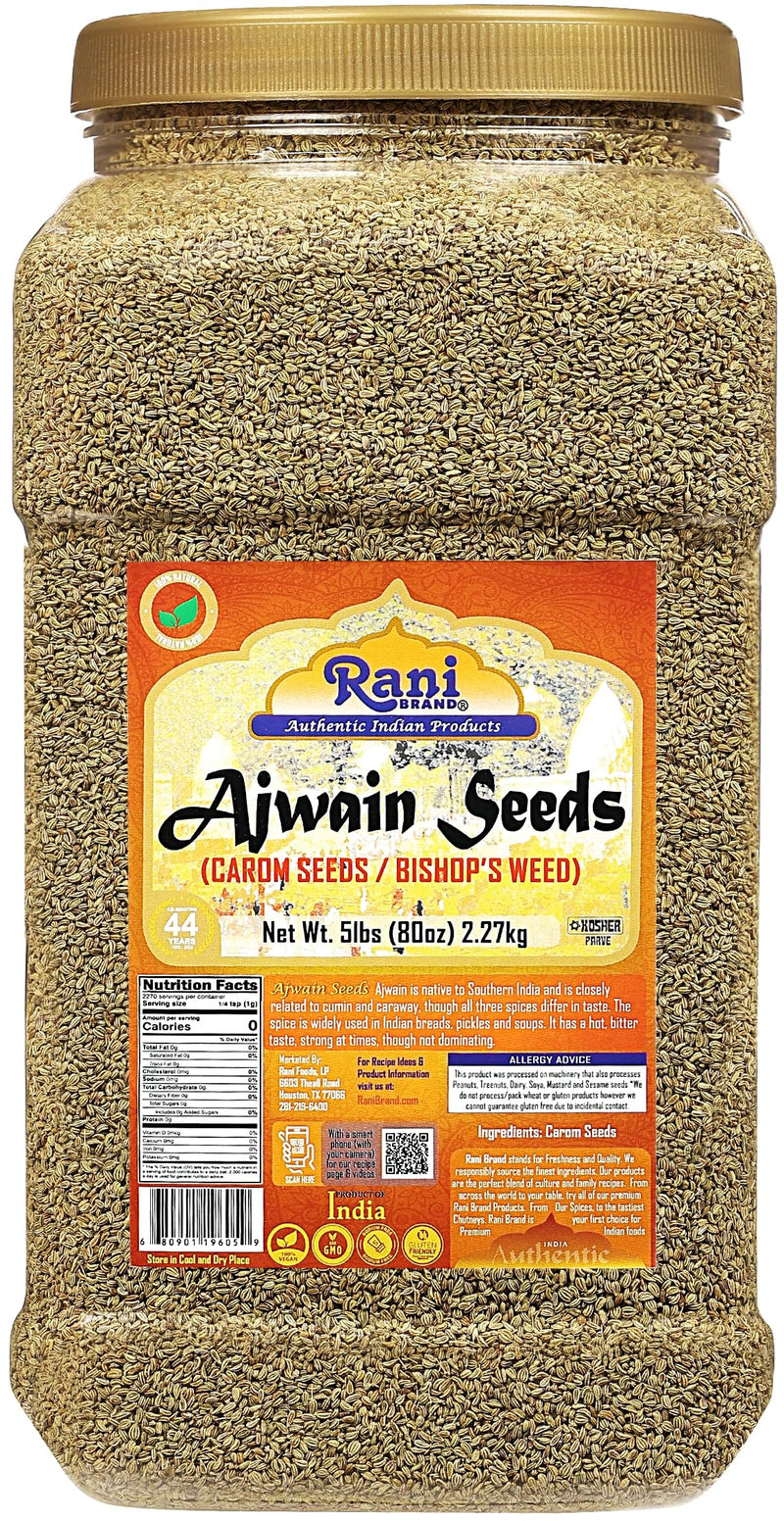 Rani Ajwain Seeds (Carom Bishops Weed) Spice Whole {9 Sizes Available}