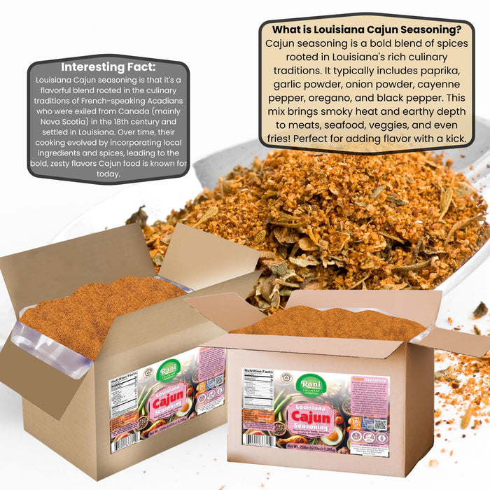 Rani Louisiana Cajun Seasoning (Special Blend for Gumbo, Jambalaya Crawfish, Shrimp) 400oz (25lbs) 11.36kg Bulk Box ~ All Natural | Gluten Friendly | NON-GMO | Kosher | Vegan | Product of USA