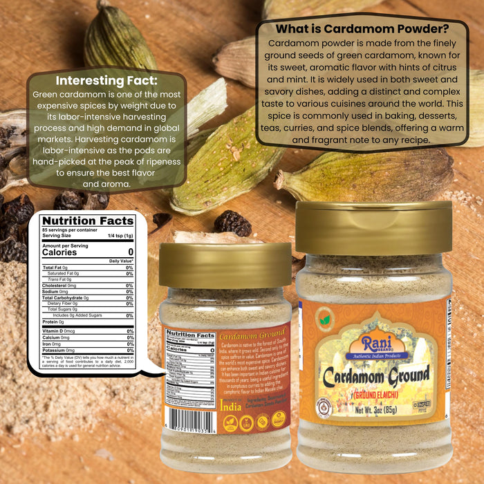Rani Cardamom (Elachi) Powder {4 Sizes Available}