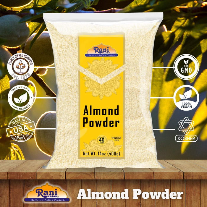 Rani Almonds Powder 14oz (400g) ~ All Natural | Gluten Friendly | NON-GMO | Kosher | Vegan | Product of USA