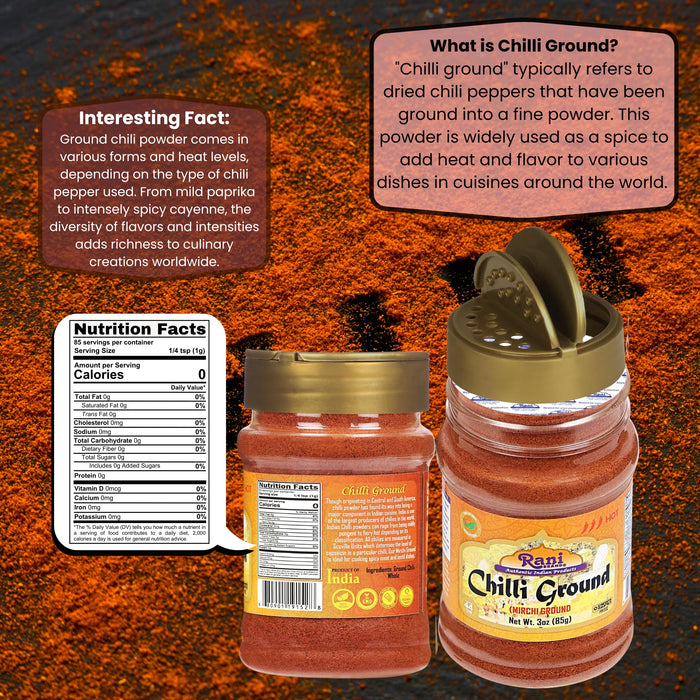 Rani Chilli Powder Regular and Extra Hot {19 Sizes Available}