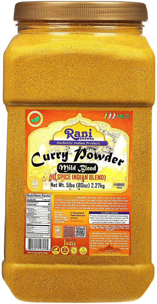 Rani Curry Powder Mild Natural 10-Spice Blend 5lb