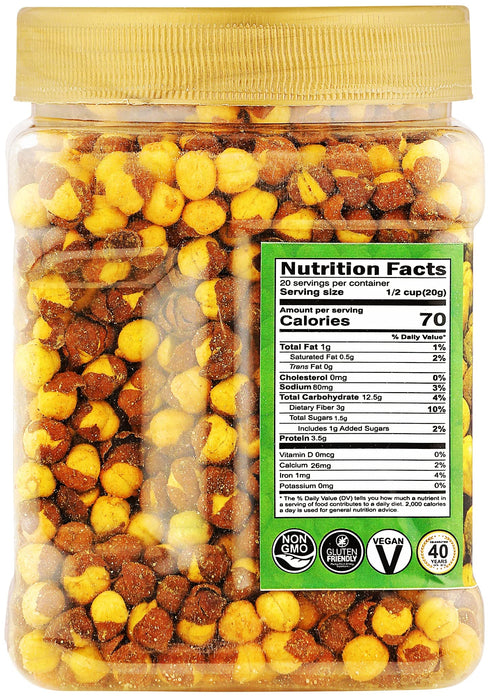 Rani Roasted Chana (Chickpeas) Lime Podina (Mint) 14oz (400g) ~ All Natural | Vegan | No Preservatives | No Colors | Ready to Eat | Indian Origin