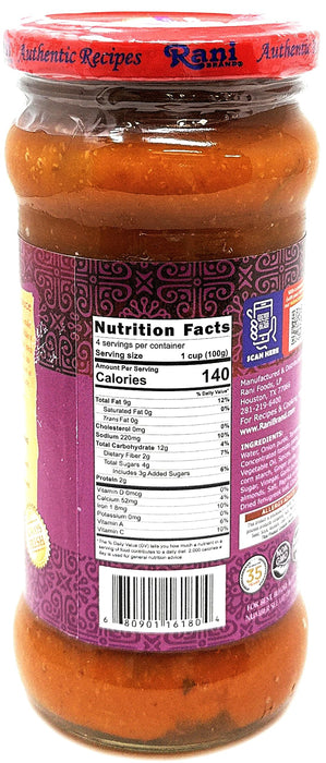 Rani Tandoori Curry Vegan Simmer Sauce (Creamy Tomato & Smoked Paprika) 14oz (400g) Glass Jar, Pack of 5 +1 FREE ~ Easy to Use | Vegan | No Colors | All Natural | NON-GMO | Gluten Free | Indian Origin