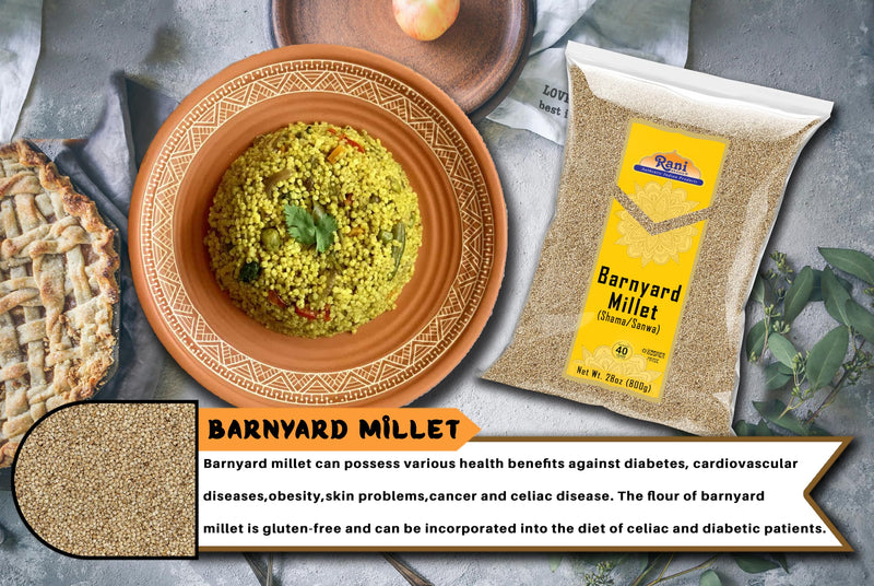 Rani Barnyard Millet (Echinochloa Esculenta Frumantacea) Whole {3 Sizes Available}