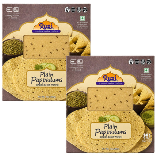 Rani Pappadums (Indian Lentil Wafer Snack) 7oz
