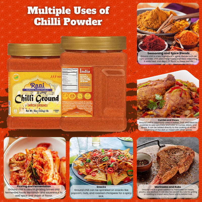 Rani Chilli Powder Regular and Extra Hot {19 Sizes Available}