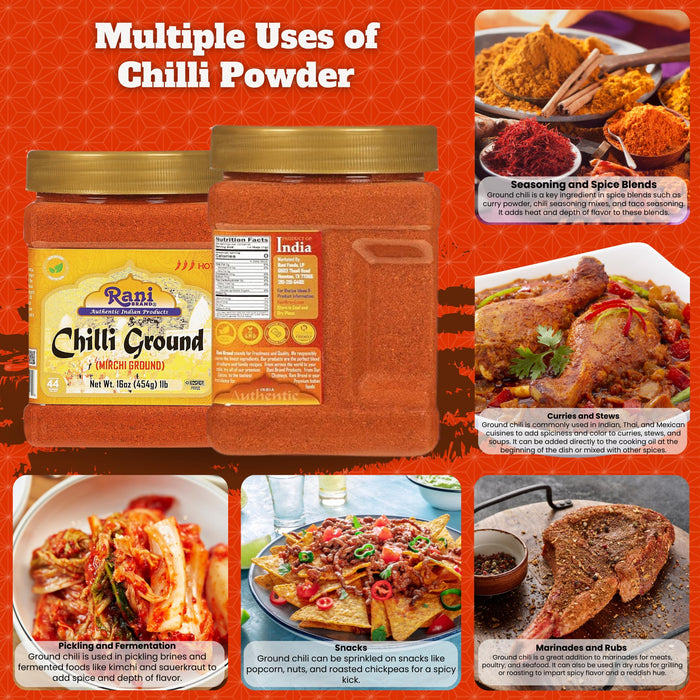 Rani Chilli Powder Regular and Extra Hot {19 Sizes Available}