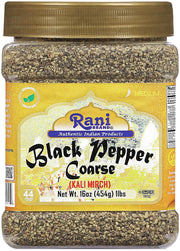 Rani Black Pepper Coarse Ground 28 Mesh 16oz