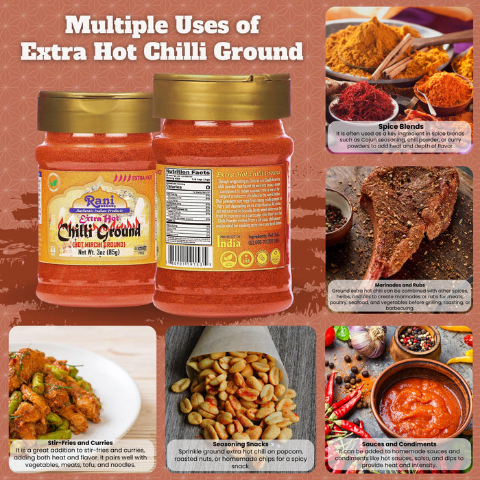 Rani Chilli Powder Regular and Extra Hot {19 Sizes Available}