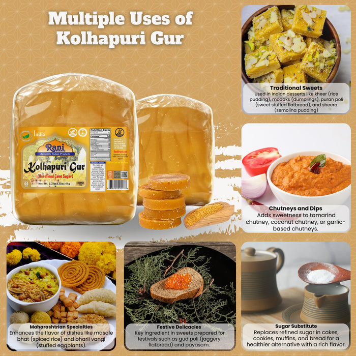 Rani Kolhapuri Gur (Jaggery)