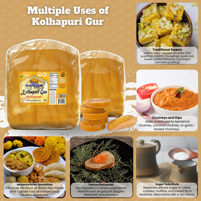 Rani Kolhapuri Gur (Jaggery)