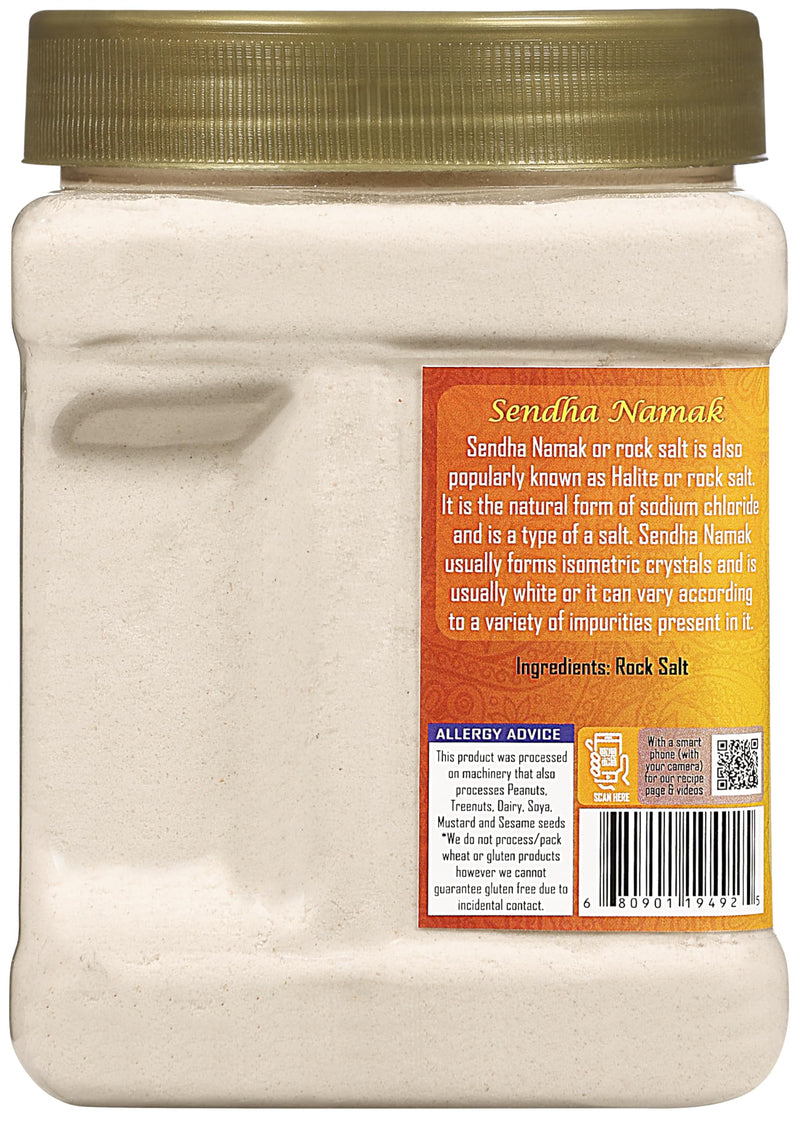 Rani Sendha Namak (Rock Salt) 32oz (2lbs) 908g PET Jar ~ All Natural | Vegan | Gluten Friendly | NON-GMO | Kosher | Indian Origin