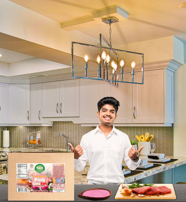 Rani Pink Cure Salt (Special Salt for Curing Meats) 400oz (25lbs) 11.36kg Bulk Box ~ All Natural | Gluten Friendly | NON-GMO | Kosher | Vegan | Product of USA