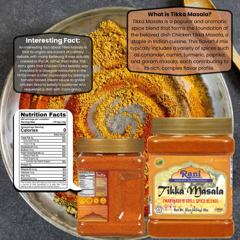 Rani Tikka Masala Indian 7-Spice Blend  {13 Available Sizes}
