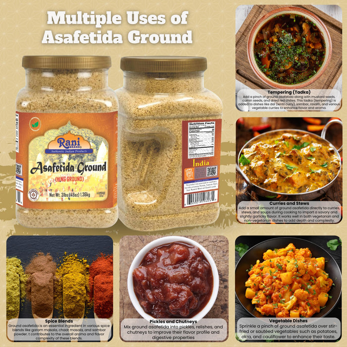 Rani Asafetida (Hing) Ground and Whole {9 Sizes Available}