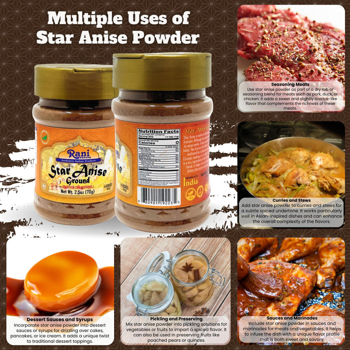 Rani Star Anise {9 Sizes Available}