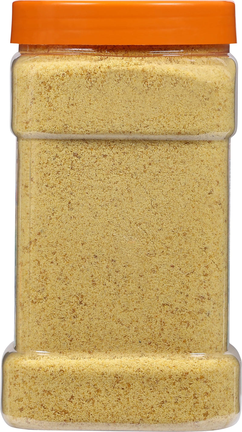 Rani Haldi Gur Shakkar (Turmeric with Indian Jaggery) Indian Unrefined Raw Cane Sugar 35oz (2.2lbs) 1kg PET Jar ~ Gluten Friendly | Vegan | NON-GMO | Kosher | No Salt or fillers | Indian Product
