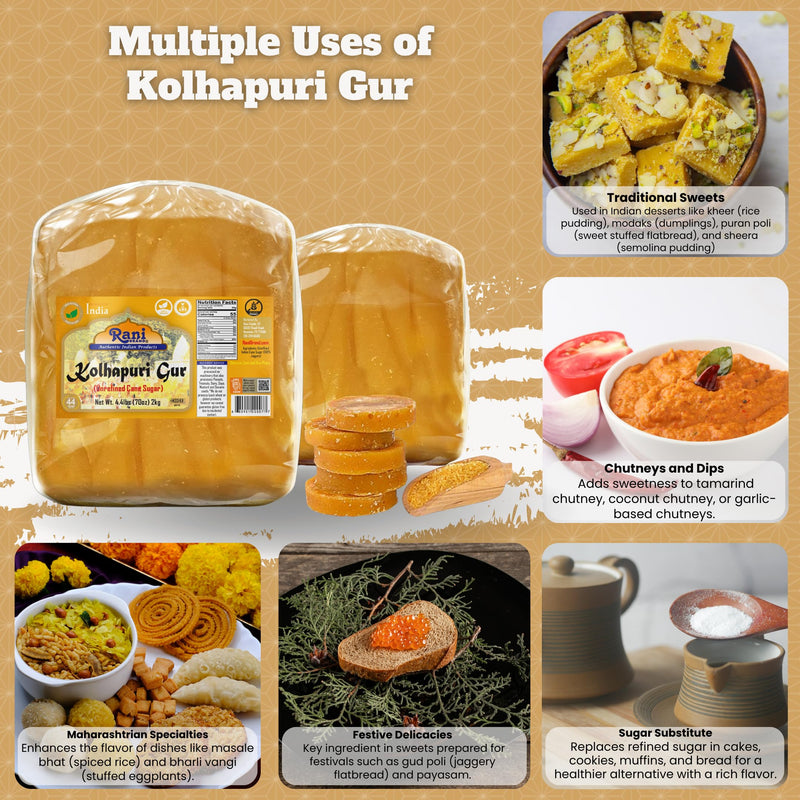 Rani Kolhapuri Gur (Jaggery)