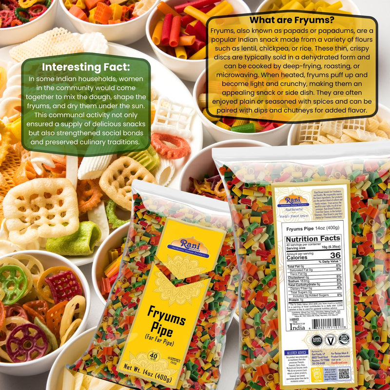 Rani Far Far, Fryum Snack {8 Sizes Available}