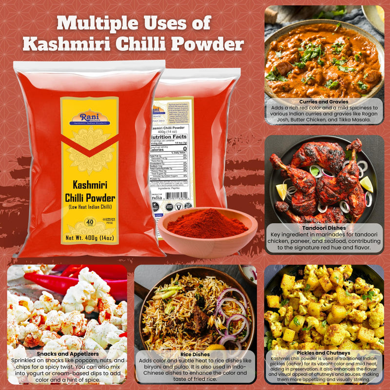 Rani Kashmiri Chilli {10 Sizes Available}