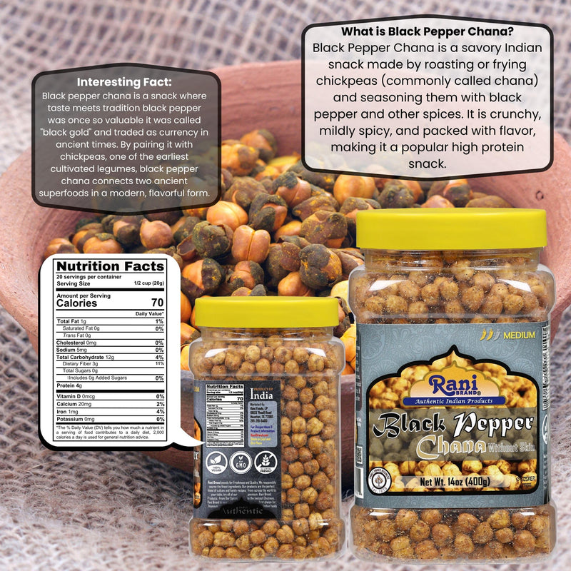 Rani Roasted Chana {7 Tasty Flavors}