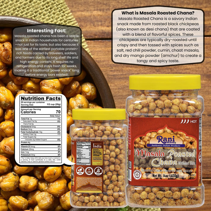 Rani Roasted Chana {7 Tasty Flavors}