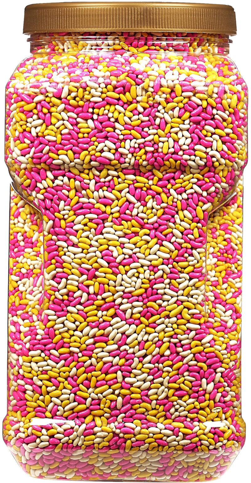 Rani Sugar Coated Fennel Candy 160oz (10lbs) 4.54kg Bulk PET Jar ~ Indian After Meal Digestive Treat | Vegan | Gluten Friendly | NON-GMO | Kosher | Indian Origin