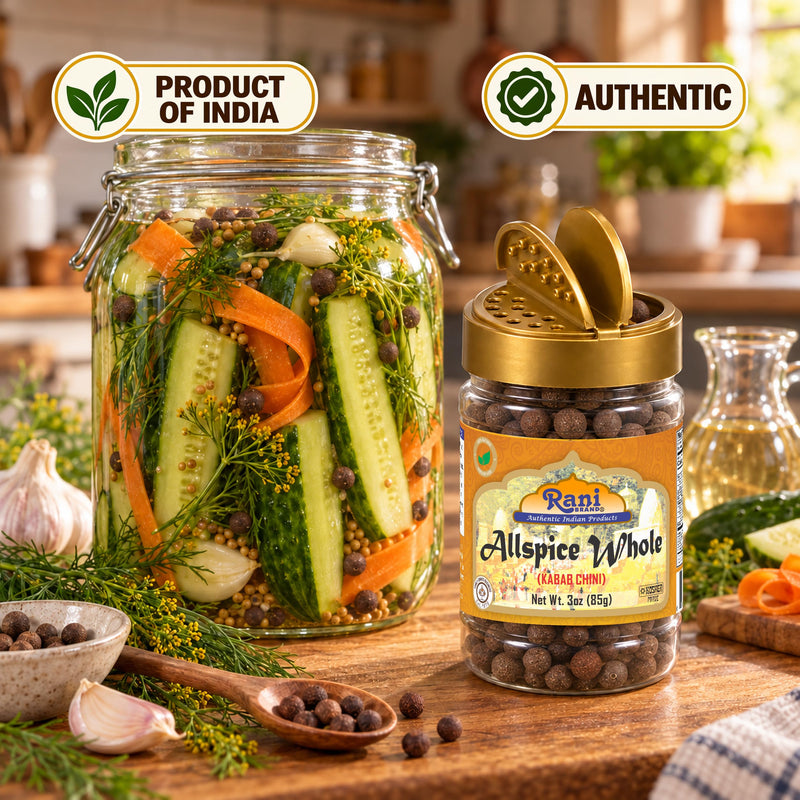 Rani All Spice Whole, Spice 3oz (85g) PET Jar ~ All Natural | Vegan | Gluten Friendly | Kosher | NON-GMO | Product of Jamaica